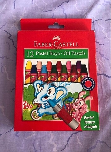 Faber-castell 12li pastel boya