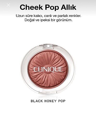 Clinique black honey pop allık