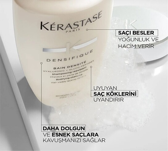 Sephora Kerastase densifique yoğunluk veren şampuan