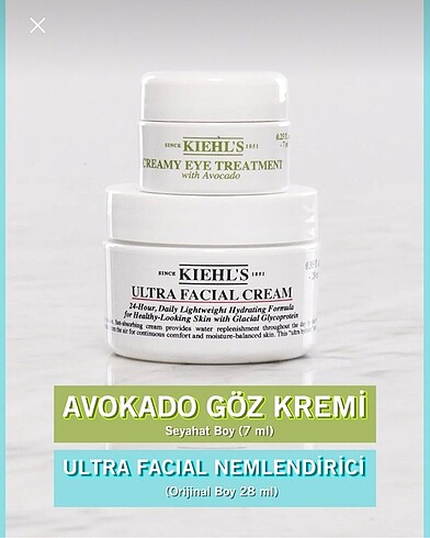 Kiehl's Kiehl?s kiehls nemlendirici ve göz kremi seti