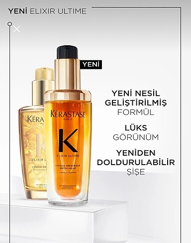 Beden Kerastase yeni versiyon elixir saç bakım yağı