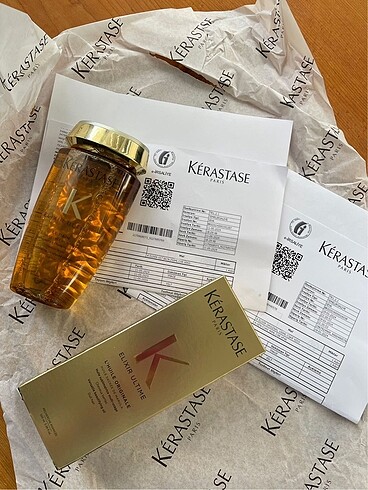  Beden Kerastase elixir şampuan + yağ seti