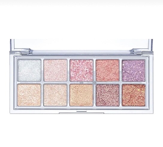 Sephora Romand glitter garden simli far paleti