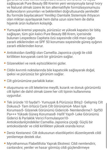 Pure Beauty CC Cream Orta Kapatıcı Bej - Görsel 4