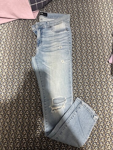 LTB buz mavisi yırtık jean