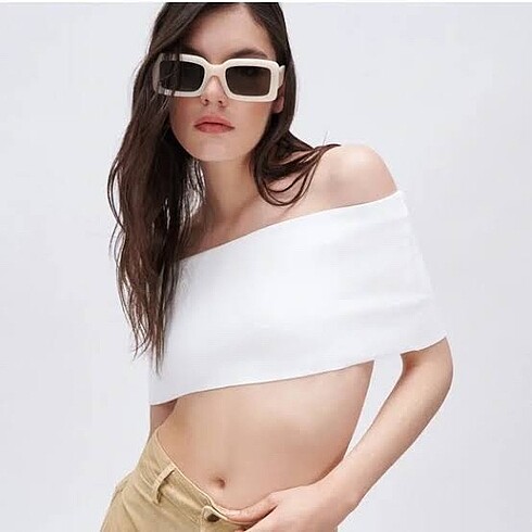 Zara Etiketli orjinal zara crop