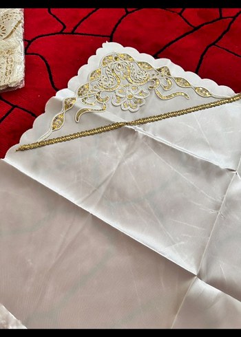 Nakışlı Beyaz Mutfak Havlusu - Görsel 7