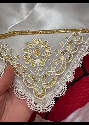 Nakışlı Beyaz Mutfak Havlusu - Görsel 15