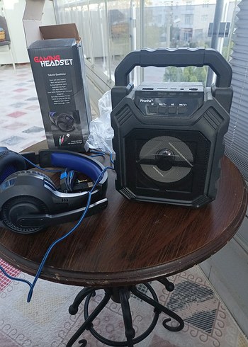 Piranha Mavi Kulaklık ve Taşınabilir Hoparlör Seti - Görsel 6