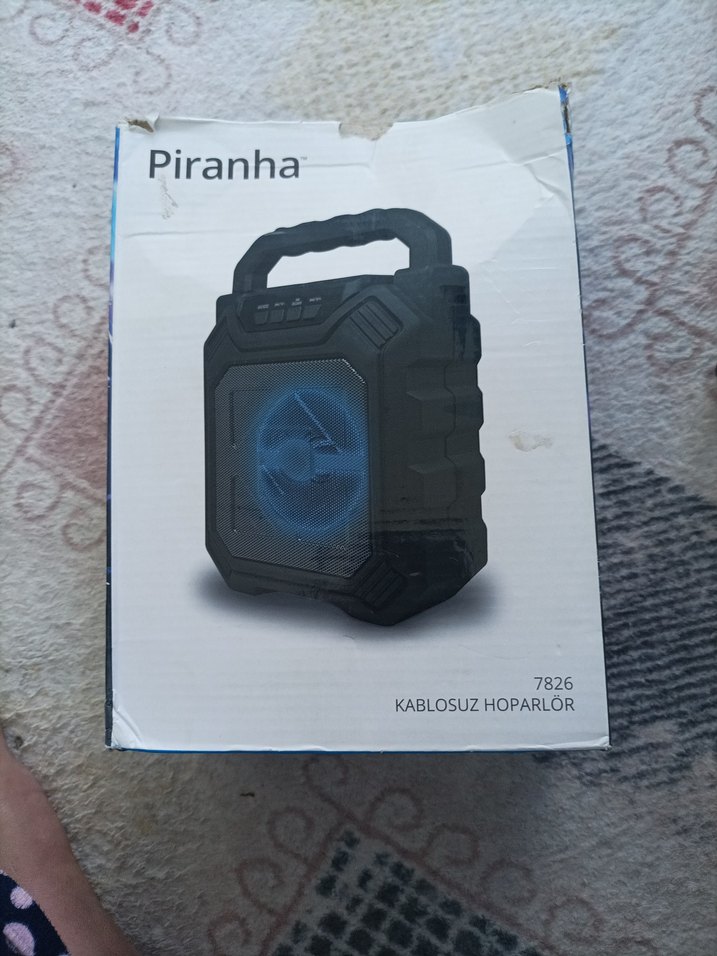 Piranha Mavi Kulaklık ve Taşınabilir Hoparlör Seti - Görsel 4