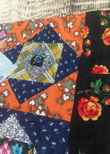 Renkli Desenli Çok Renkli Battaniye - Görsel 2