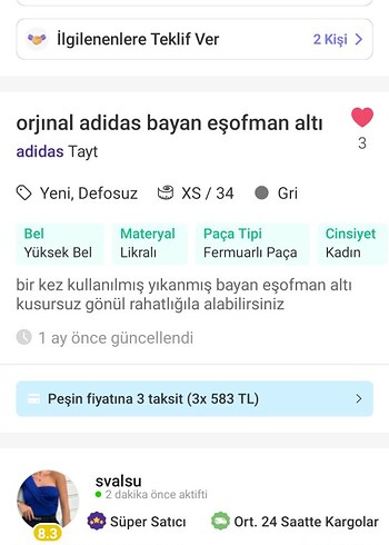 Gri Erkek Spor Sweatpant - Görsel 5