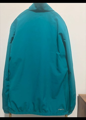 Adidas orjınal Erkek Turkuaz Fermuarlı Spor Rüzgarlık - Görsel 6