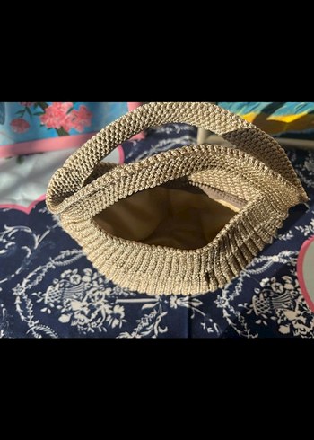 Desenli Dantel Detaylı Örgü Kadın Çanta - Görsel 14