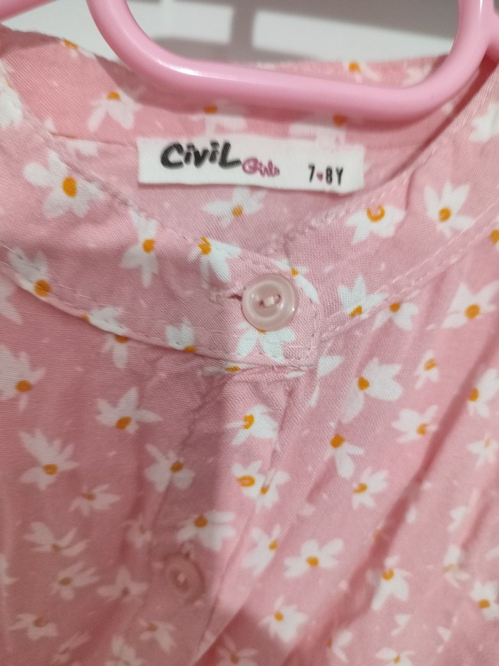 Dantel Detaylı Pembe Uzun Tulum - Görsel 5