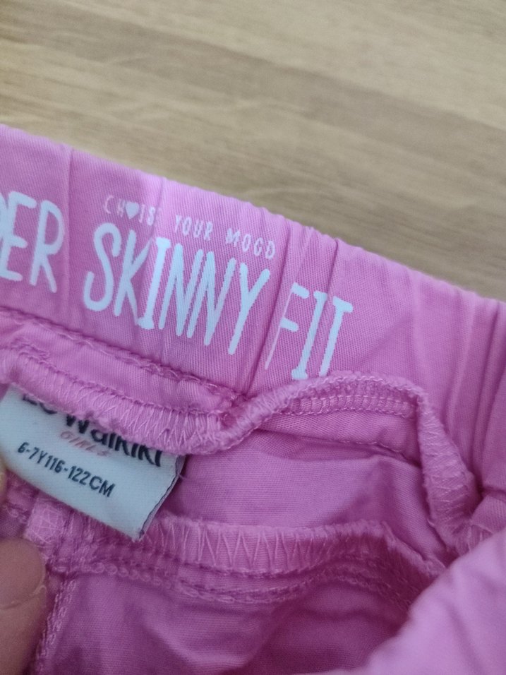 Pembe Midi Kadın Kumaş Pantolon - Görsel 5