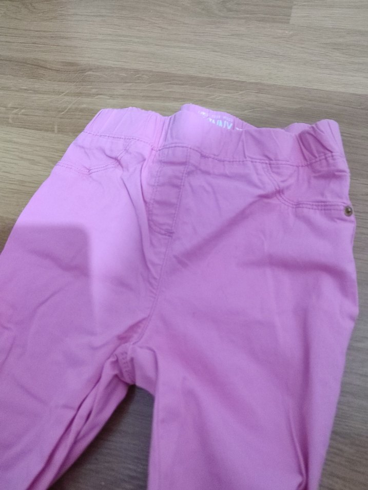 Pembe Midi Kadın Kumaş Pantolon - Görsel 4