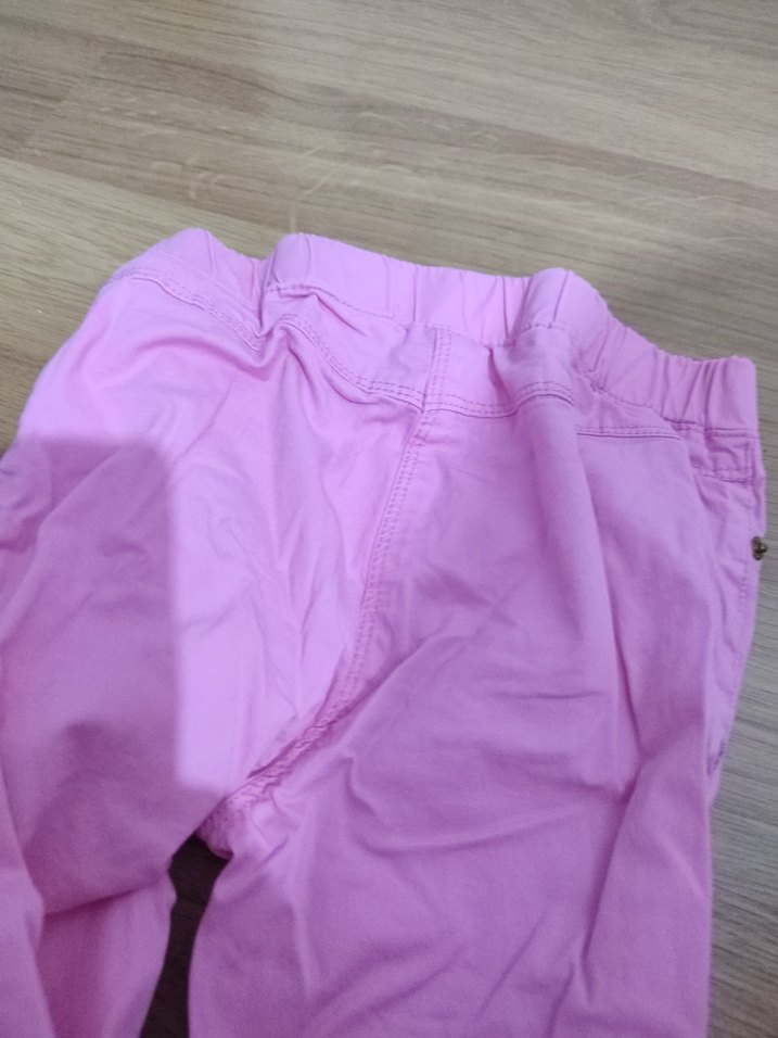 Pembe Midi Kadın Kumaş Pantolon - Görsel 3