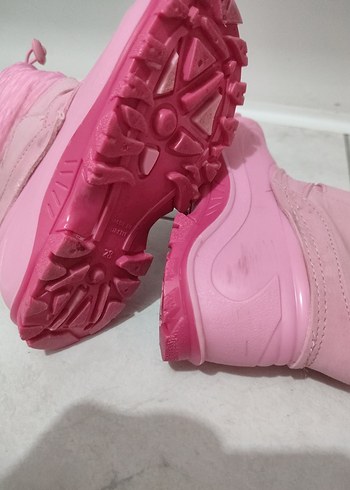 Kız Çocuk Pembe Lastik Bot - Görsel 2