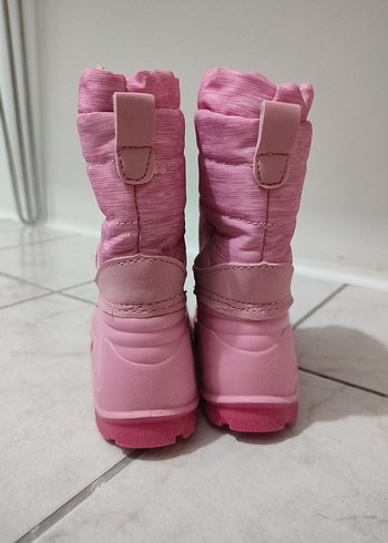 Kız Çocuk Pembe Lastik Bot - Görsel 3