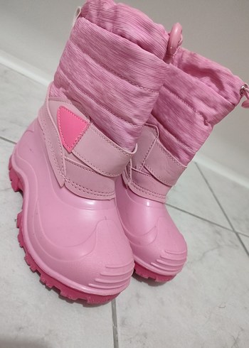 Kız Çocuk Pembe Lastik Bot - Görsel 9