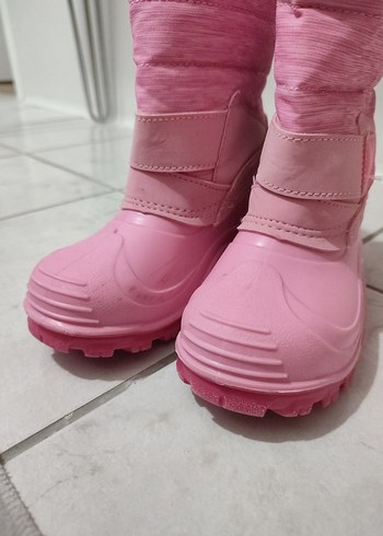 Kız Çocuk Pembe Lastik Bot - Görsel 5