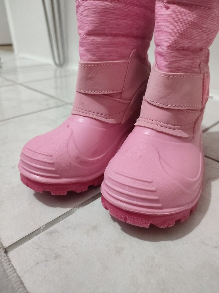 Kız Çocuk Pembe Lastik Bot - Görsel 5