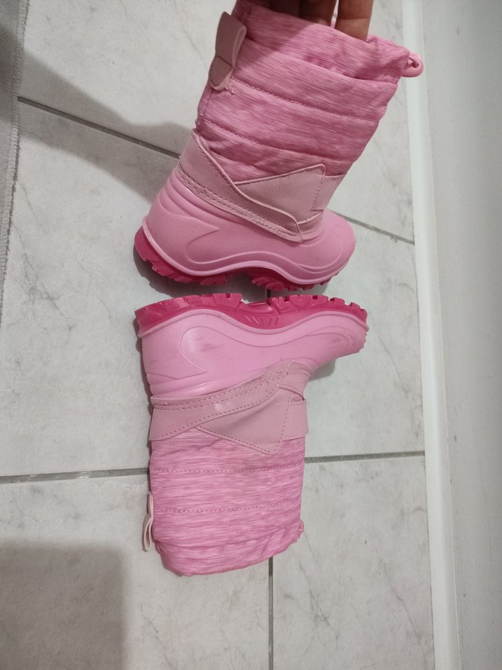 Kız Çocuk Pembe Lastik Bot - Görsel 4