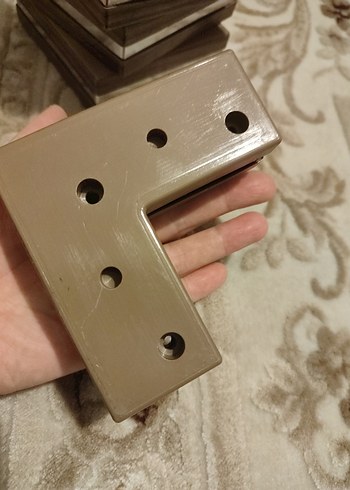 Bej Telefon Tutucu Köşe Aparatı - Görsel 5