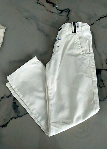 5 Yaş Beden beyaz Renk Erkek cocuk pantolon 
