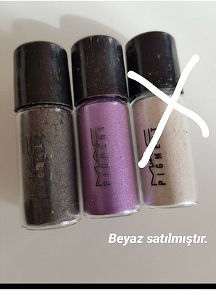 Mac'in küçük boy pigmenti. Tekli fiyatı 25 TL 