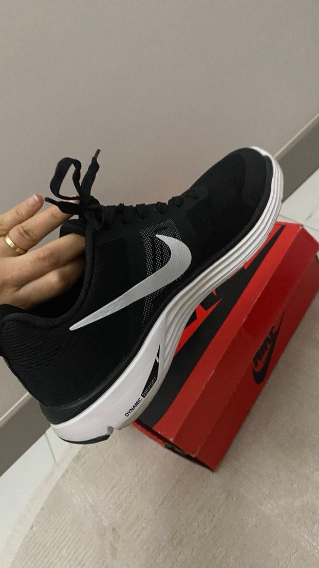 Nike Siyah Elastik Bağcıklı Spor Koşu Ayakkabısı - Görsel 5