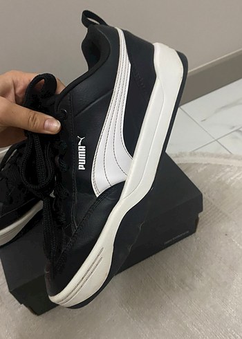 Puma Siyah Beyaz Erkek Spor Ayakkabı - Görsel 3
