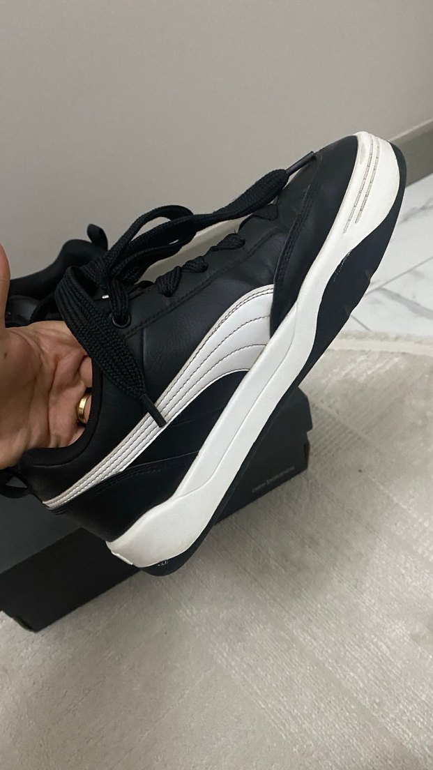 Puma Siyah Beyaz Erkek Spor Ayakkabı - Görsel 4