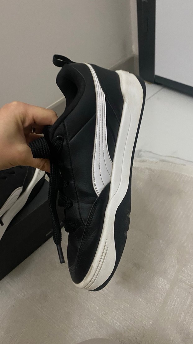 Puma Siyah Beyaz Erkek Spor Ayakkabı - Görsel 5