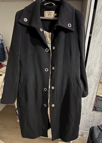 Burberry Siyah Uzun Kaban