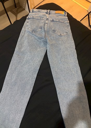 s Beden Kadın Mavi Denim Normal Boy Slim Jean