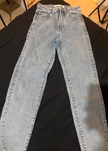 Kadın Mavi Denim Normal Boy Slim Jean