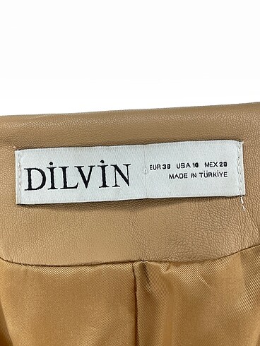 38 Beden kahverengi Renk Dilvin Blazer %70 İndirimli.