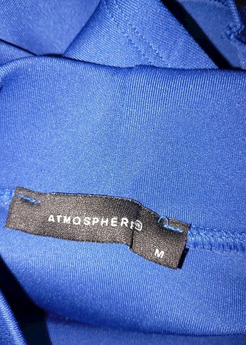 Mavi Yüksek Yakalı Kolsuz Mini Atlet - Görsel 4