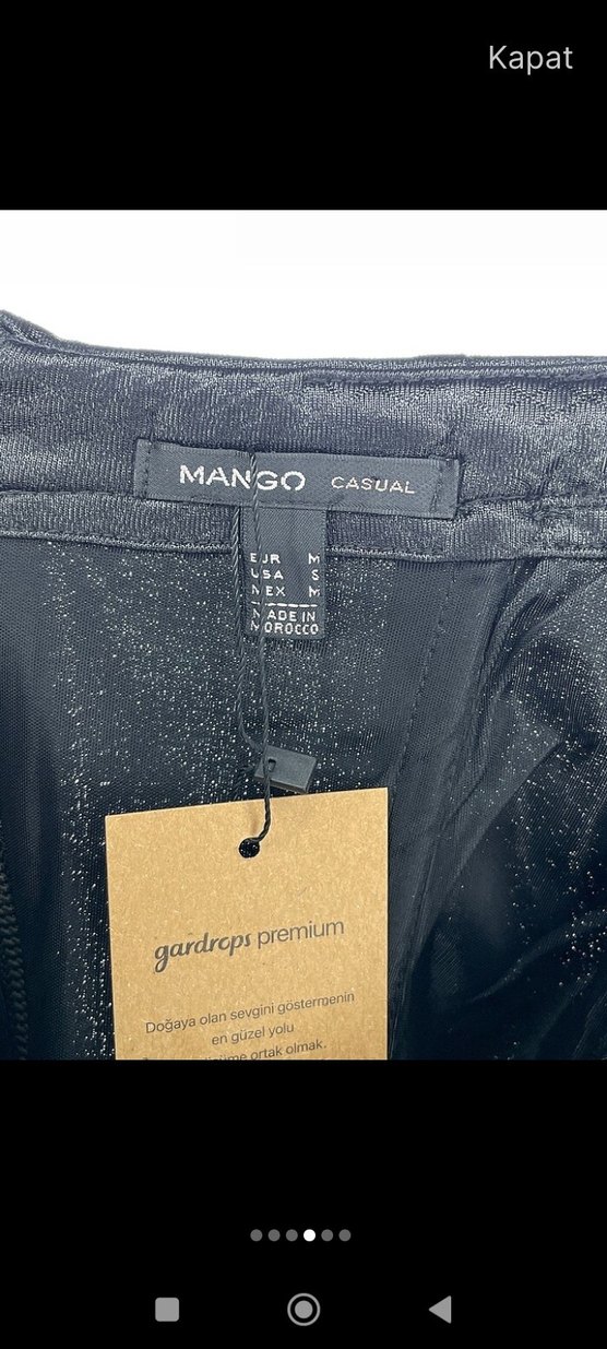 mango Straplez Mini Kadın Elbise - Görsel 4
