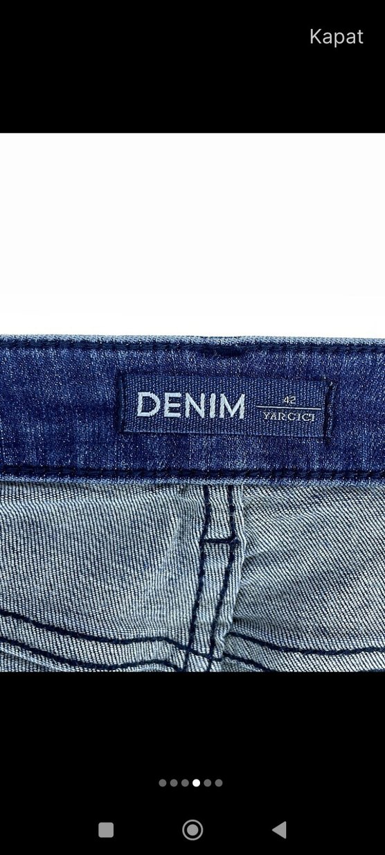 yargıcı Kot Şort - Görsel 4