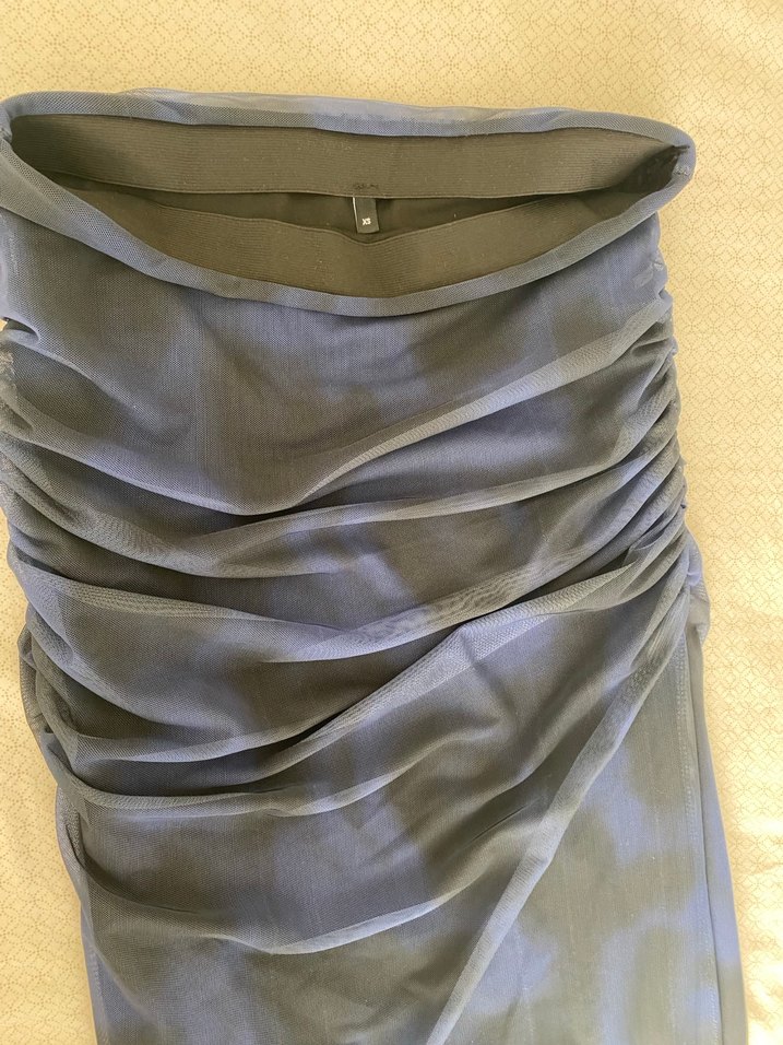 Kadın Mavi Uzun etek - Görsel 2