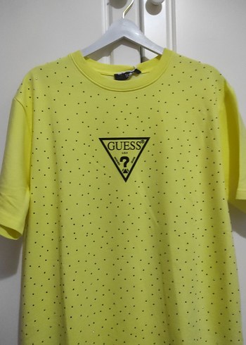 Guess Sarı Kadın Kısa Kollu Tişört - GUESS