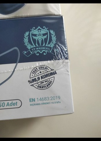 TT Maske 99.9% Filtreli Maskesi iki kutu fiyatidir. - Görsel 3