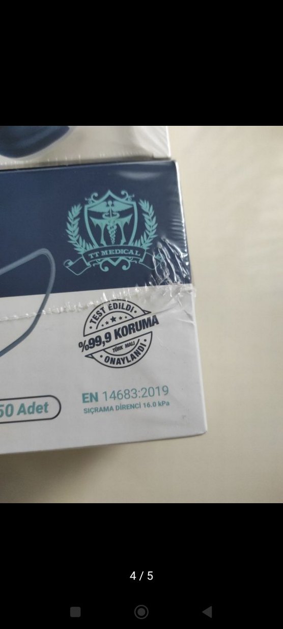 TT Maske 99.9% Filtreli  Maskesi iki kutu fiyatidir. - Görsel 3