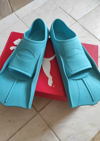 Mavi  Su Ayakkabısı Velcro Detaylı - Görsel 3