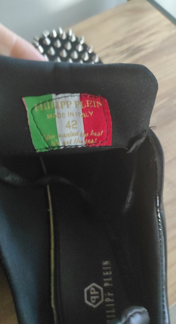 Erkek Siyah Çivili Rock Punk Bot - Görsel 4