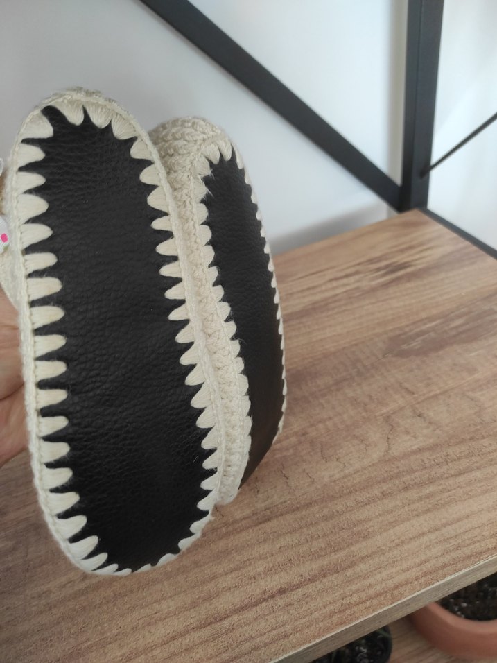 Renkli Nakışlı Örgü çocuk Terlik - Görsel 5