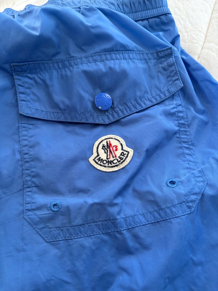 Mavi Mini Erkek Mayo - Moncler - Görsel 4